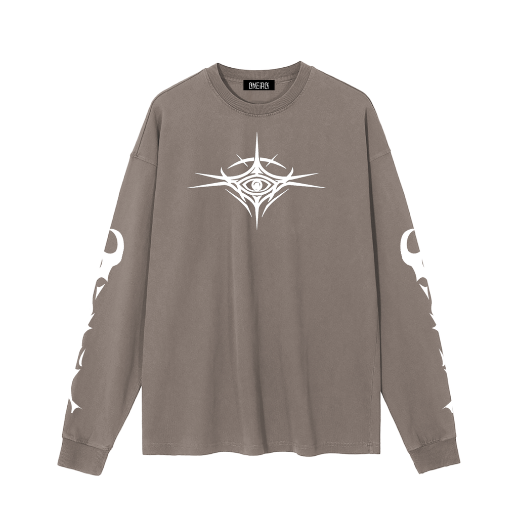 ONEIROI Vintage Washed Long Sleeve T-Shirt