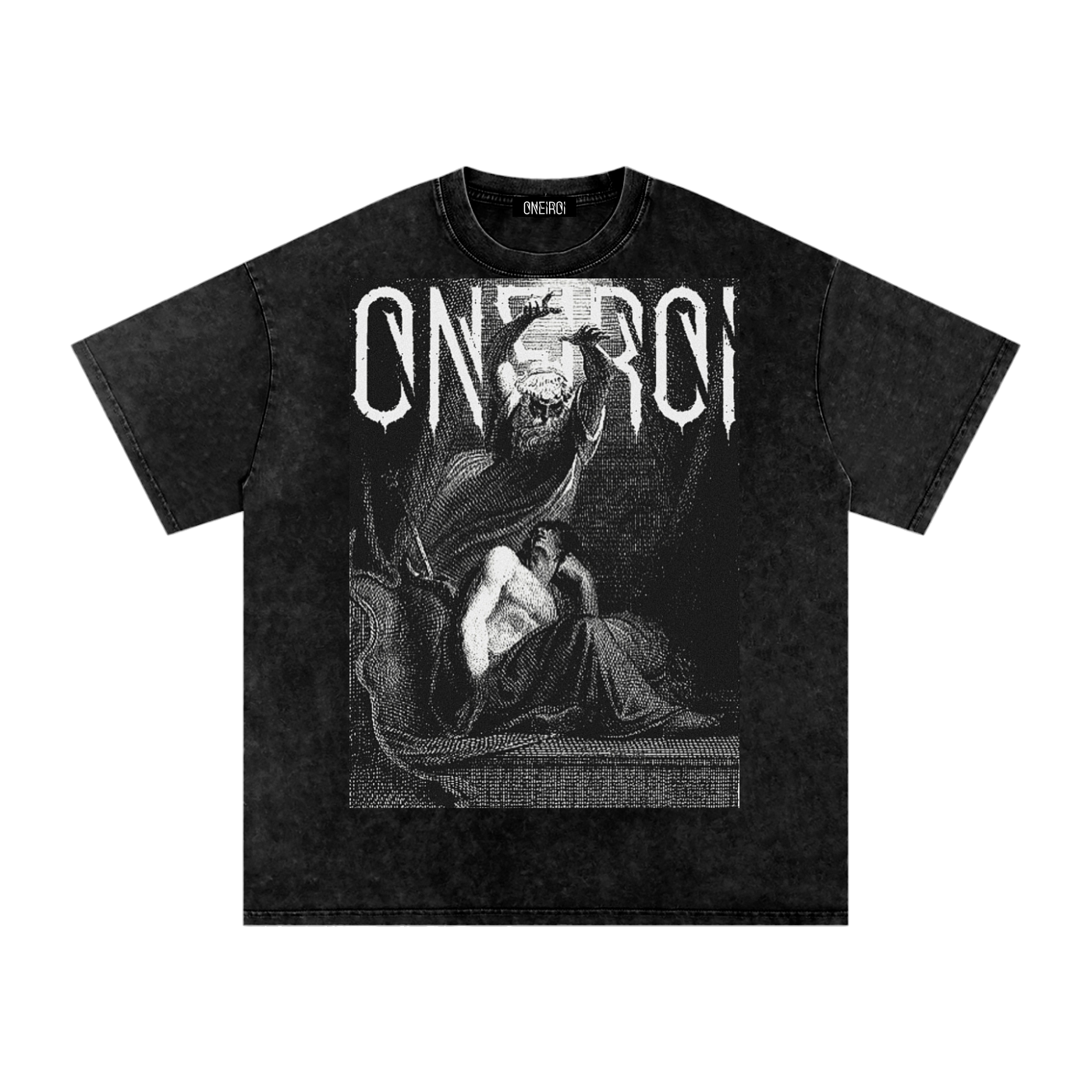 ONEIROI Snow Washed Oversized Cotton T-Shirt