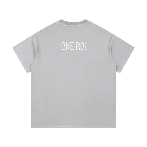 ONEIROI Vintage Wash Cotton T-Shirt
