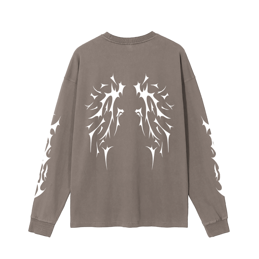 ONEIROI Vintage Washed Long Sleeve T-Shirt