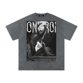 ONEIROI Snow Washed Oversized Cotton T-Shirt